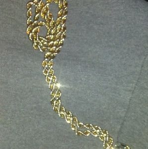 4mm 24 inch gold filled rope